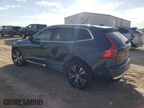 2023 Volvo XC60 Plus Bright Theme с VIN YV4L12DNXP1203748, выставлен на аукционе Copart как лот 46814495 с пробегом 5 243 миль миль и Списание • Salvage title. История ставок и продаж доступна на DreamBid. Изображение 2.