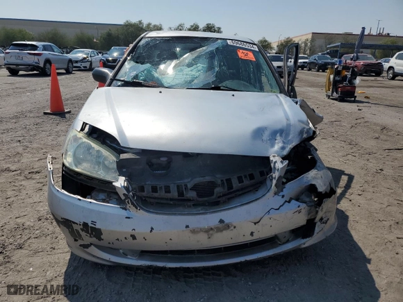 2003 Honda Civic LX with VIN 2HGES16693H580433, listed as a Copart auction lot 69686534 with 142,678 mi miles and Salvage Title. Bid and sale history available at carsss.com. Image 5.