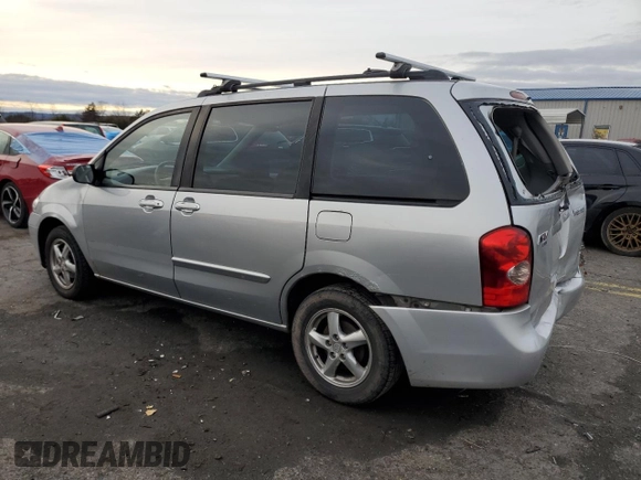 2003 Mazda MPV LX with VIN JM3LW28A330360105, listed as a Copart auction lot 85750964 with 182,129 mi miles and Salvage Title. Bid and sale history available at carsss.com. Image 2.