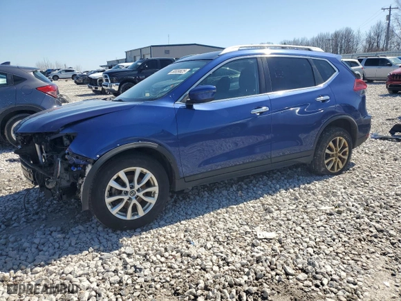 2020 Nissan Rogue SV with VIN KNMAT2MV2LP525568, listed as a Copart auction lot 50659625 with 106,129 mi miles and Clean Title. Bid and sale history available at carsss.com. Image 1.