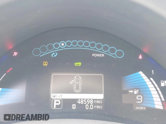 2011 Nissan LEAF SL-e with VIN JN1AZ0CP4BT008089, listed as a IAAI auction lot 41718991 with 48,598 mi miles. Bid and sale history available at carsss.com. Image 13.