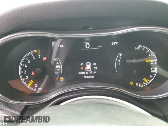 2018 Jeep Grand Cherokee Laredo E with VIN 1C4RJFAG6JC215692, listed as a Copart auction lot 46873295 with 79,396 mi miles and Salvage Title. Bid and sale history available at DreamBid. Image 9.