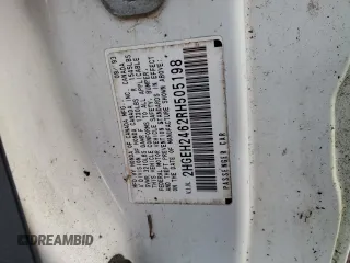 1994 Honda Civic z VIN 2HGEH2462RH505198, wystawiony jako Copart lot #42064495 z przebiegiem 327 318 mil mil oraz Czysty tytuł • Clean title. Historia ofert i sprzedaży dostępna na DreamBid. Obrazek 12.