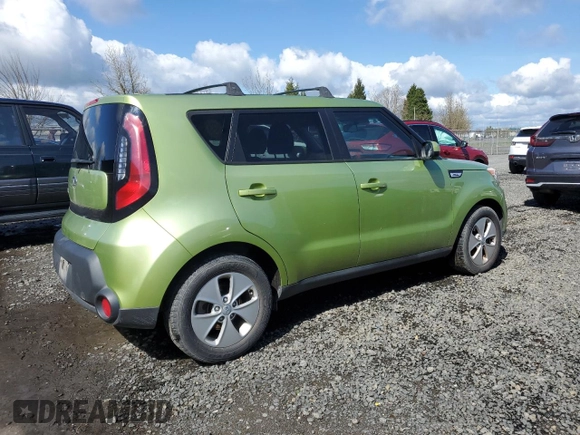 2015 Kia Soul with VIN KNDJN2A24F7810751, listed as a Copart auction lot 50996595 with 69,152 mi miles and Salvage Title. Bid and sale history available at carsss.com. Image 3.