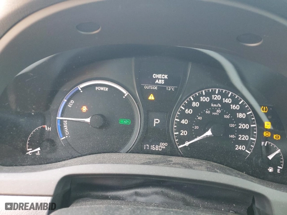 2013 Lexus RX 450h with VIN JTJBC1BAXD2052545, listed as a Copart auction lot 48685015 with 171,680 mi miles and Salvage Title. Bid and sale history available at carsss.com. Image 9.