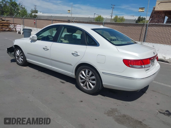 2008 Hyundai Azera Limited with VIN KMHFC46F78A311138, listed as a IAAI auction lot 42004678 with 91,444 mi miles and . Bid and sale history available at DreamBid. Image 3.