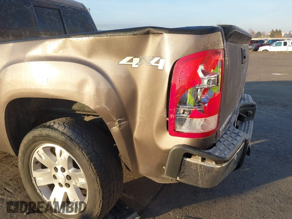 2008 GMC Sierra 1500 SLE1 with VIN 2GTEK13M581217452, listed as a IAAI auction lot 41394439 with 156,004 mi miles. Bid and sale history available at carsss.com. Image 6.