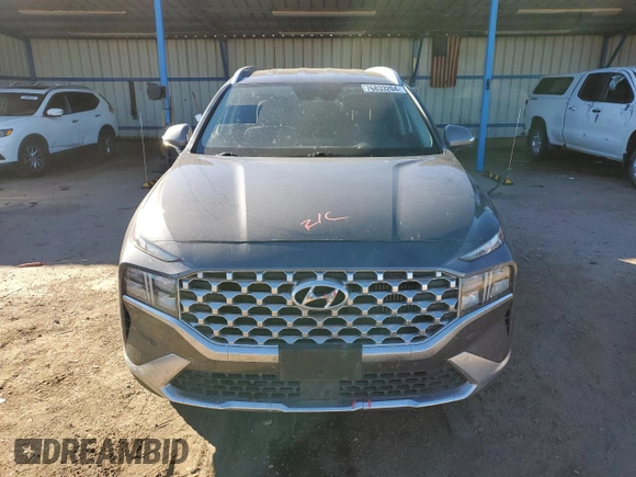 2021 Hyundai Santa Fe Hybrid Blue with VIN KM8S2DA1XMU011812, listed as a Copart auction lot 76833204 with 64,764 mi miles and Salvage Title. Bid and sale history available at carsss.com. Image 5.