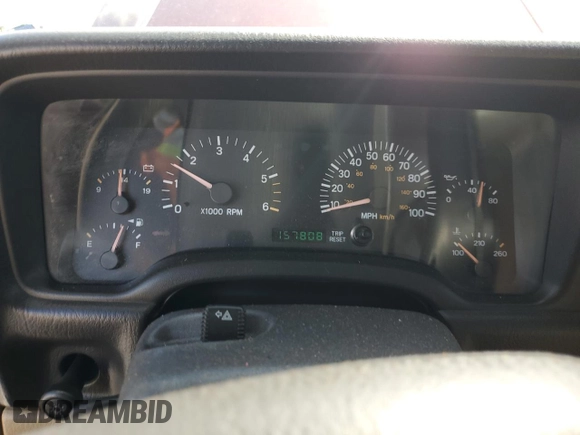 2001 Jeep Cherokee Sport with VIN 1J4FT48S21L538823, listed as a Copart auction lot 56385885 with 157,808 mi miles and Clean title. Bid and sale history available at DreamBid. Image 9.