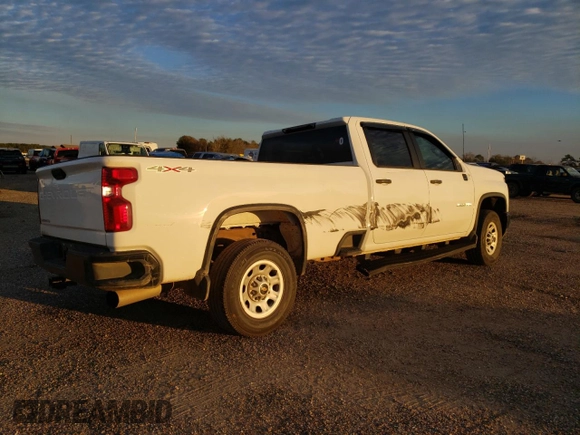 2024 Chevrolet Silverado 3500HD Work Truck with VIN 1GC4YSEY8RF271077, listed as a Copart auction lot 83349994 with 24,563 mi miles and Salvage Title. Bid and sale history available at carsss.com. Image 3.