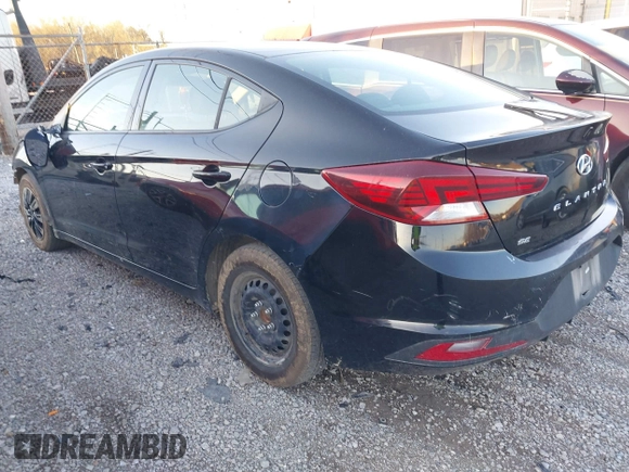 2019 Hyundai Elantra SE with VIN KMHD74LF2KU782992, listed as a IAAI auction lot 41796263 with 121,291 mi miles and . Bid and sale history available at DreamBid. Image 3.