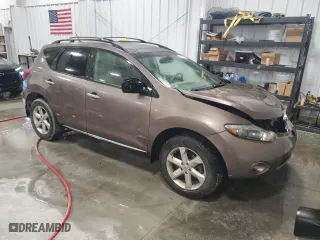 2009 Nissan Murano S with VIN JN8AZ18U79W001961, listed as a Copart auction lot 47560535 with 182,591 mi miles and Clean Title. Bid and sale history available at carsss.com. Image 4.