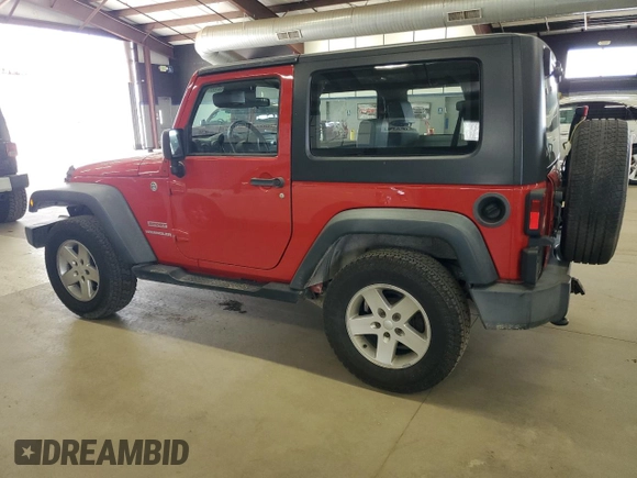 2010 Jeep Wrangler Sport with VIN 1J4AA2D14AL185552, listed as a Copart auction lot 54823975 with 148,999 mi miles and Clean Title. Bid and sale history available at carsss.com. Image 2.