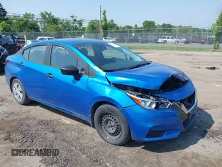 2020 Nissan Versa S with VIN 3N1CN8DV4LL895005, listed as a IAAI auction lot 42491111 with 107,662 mi miles and . Bid and sale history available at DreamBid. Image 1.