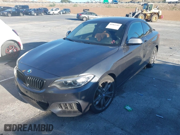 2016 BMW 2 Series M235i with VIN WBA1J7C53GV360553, listed as a IAAI auction lot 41561144 with 1 mi miles. Bid and sale history available at carsss.com. Image 2.