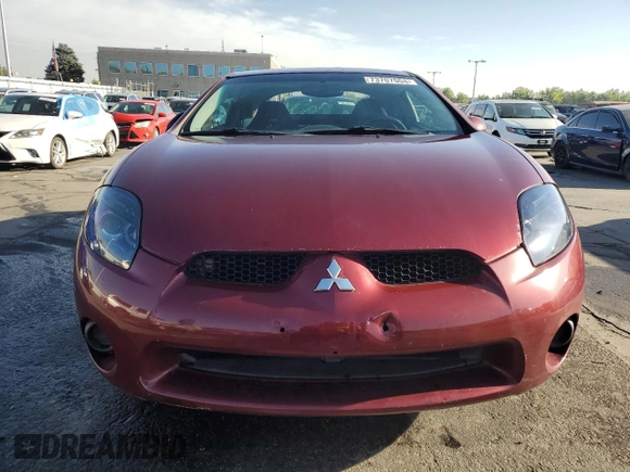 2007 Mitsubishi Eclipse GS with VIN 4A3AK24F57E010932, listed as a Copart auction lot 73707004 with 134,175 mi miles and Salvage Title. Bid and sale history available at carsss.com. Image 5.
