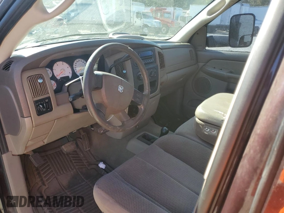 2005 Dodge Ram 2500 SLT with VIN 3D7KS28C05G701451, listed as a Copart auction lot 76239114 with 318,764 mi miles and Salvage Title. Bid and sale history available at carsss.com. Image 7.