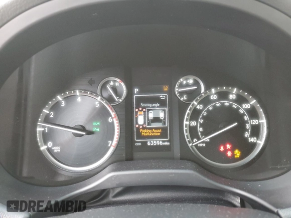 2020 Lexus GX 460 Premium with VIN JTJAM7BX8L5247461, listed as a Copart auction lot 52611185 with 63,596 mi miles and Salvage title. Bid and sale history available at DreamBid. Image 9.