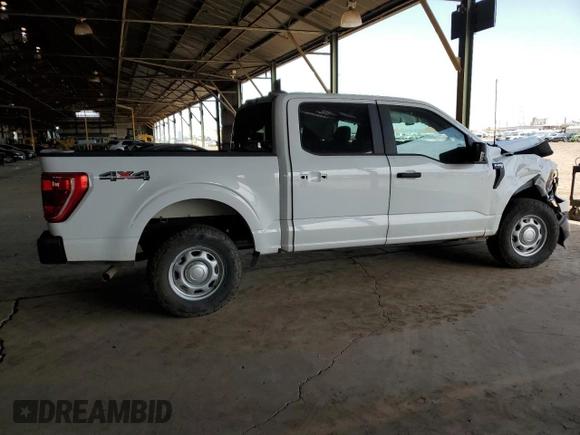 2023 Ford F-150 XL with VIN 1FTEW1EBXPKD31221, listed as a Copart auction lot 47306805 with 14,999 mi miles and Non Repairable. Bid and sale history available at carsss.com. Image 3.