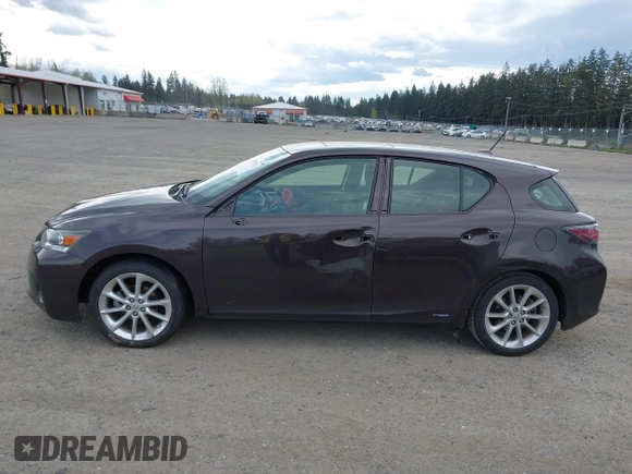 2012 Lexus CT with VIN JTHKD5BH9C2058080, listed as a IAAI auction lot 41993734 with 41,912 mi miles. Bid and sale history available at carsss.com. Image 15.
