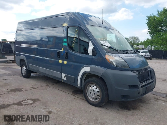2018 Ram ProMaster Cargo with VIN 3C6TRVDG9JE159526, listed as a IAAI auction lot 42143534 with 54,123 mi miles and . Bid and sale history available at DreamBid. Image 1.