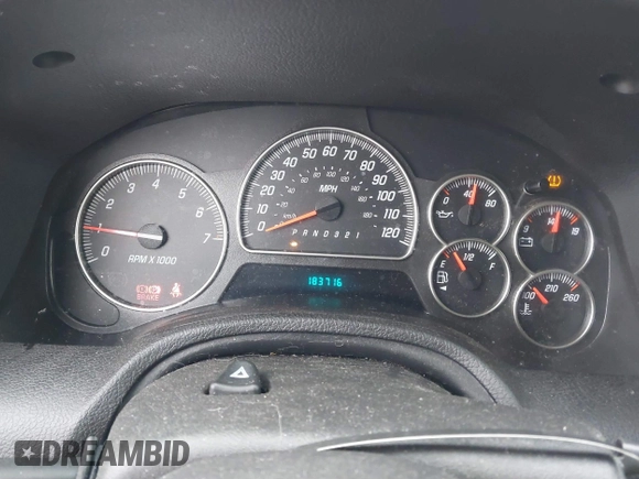 2008 GMC Envoy SLE2 with VIN 1GKDT13S482236375, listed as a IAAI auction lot 41510610 with 183,716 mi miles. Bid and sale history available at carsss.com. Image 7.