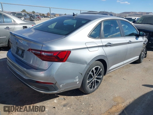 2023 Volkswagen Jetta Sport with VIN 3VWBM7BU5PM016768, listed as a IAAI auction lot 41427777 with 32,950 mi miles and . Bid and sale history available at DreamBid. Image 4.
