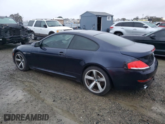 2008 BMW 6 Series 650i z VIN WBAEA53518CV90157, wystawiony jako Copart lot #82015684 z przebiegiem 170 898 mil mil oraz Czysty tytuł • Clean title. Historia ofert i sprzedaży dostępna na DreamBid. Obrazek 2.