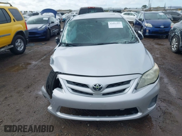 2011 Toyota Corolla L with VIN 2T1BU4EE5BC594215, listed as a IAAI auction lot 41802263 with 126,457 mi miles and . Bid and sale history available at DreamBid. Image 12.