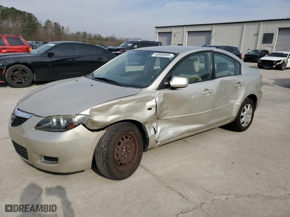 2008 Mazda Mazda3 Sport *Ltd Avail* with VIN JM1BK12F281795665, listed as a Copart auction lot 48958995 with 154,504 mi miles and Salvage Title. Bid and sale history available at carsss.com. Image 1.