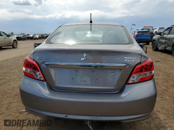2017 Mitsubishi Mirage ES with VIN ML32F3FJ4HHF16924, listed as a Copart auction lot 59278355 with 55,021 mi miles and Salvage title. Bid and sale history available at DreamBid. Image 6.