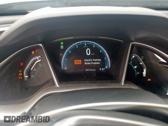2018 Honda Civic EX-L z VIN JHMFC1F7XJX029864, wystawiony jako Copart lot #59989035 z przebiegiem 43 318 mil mil oraz Szkoda całkowita • Salvage title. Historia ofert i sprzedaży dostępna na DreamBid. Obrazek 9.