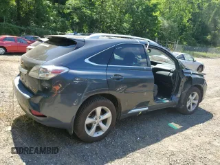 2010 Lexus RX 350 with VIN 2T2BK1BA1AC078529, listed as a Copart auction lot 61037725 with 121,871 mi miles and Salvage title. Bid and sale history available at DreamBid. Image 3.