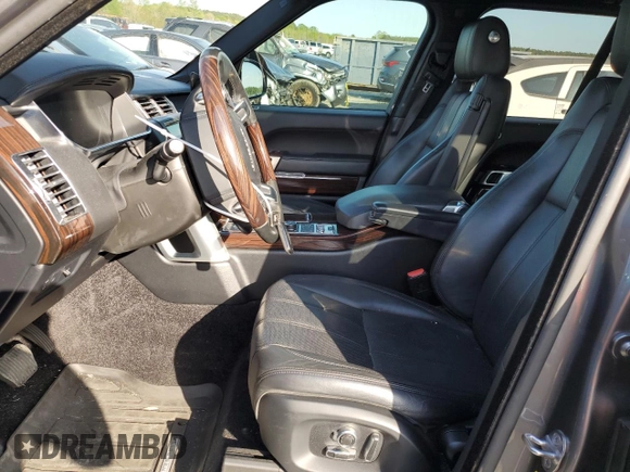 2016 Land Rover Range Rover HSE with VIN SALGS2VF0GA257268, listed as a Copart auction lot 52306245 with Not provided miles and Salvage title. Bid and sale history available at DreamBid. Image 7.