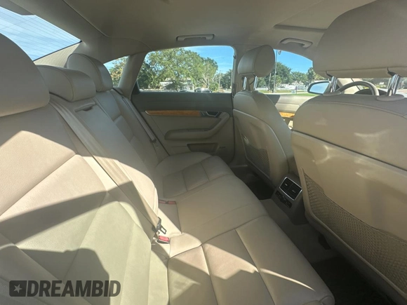 2007 Audi A6 3.2L with VIN WAUDH74F27N110463, listed as a Copart auction lot 80316034 with 220,651 mi miles and Clean Title. Bid and sale history available at carsss.com. Image 6.
