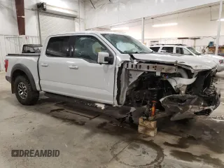 2023 Ford F-150 Raptor with VIN 1FTFW1RG2PFA95389, listed as a Copart auction lot 86298174 with 41,898 mi miles and Salvage Title. Bid and sale history available at DreamBid. Image 4.
