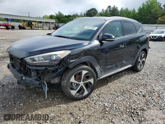 2017 Hyundai Tucson Sport z VIN KM8J33A22HU388846, wystawiony jako Copart lot #56691065 z przebiegiem Nie podano mil oraz Szkoda całkowita • Salvage title. Historia ofert i sprzedaży dostępna na DreamBid. Obrazek 1.