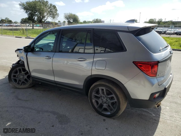 2022 Honda Passport EX-L with VIN 5FNYF8H50NB018717, listed as a Copart auction lot 65234043 with 30,005 mi miles. Bid and sale history available at carsss.com. Image 2.