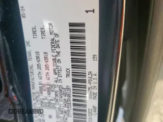 2024 Toyota Tundra TRD Pro Hybrid with VIN 5TFPC5DB3RX081207, listed as a Copart auction lot 58406695 with 10,963 mi miles and Salvage title. Bid and sale history available at DreamBid. Image 12.