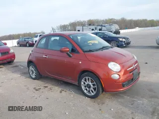 2015 FIAT 500 Pop with VIN 3C3CFFARXFT667301, listed as a IAAI auction lot 41982384 with 147,902 mi miles. Bid and sale history available at carsss.com. Image 1.