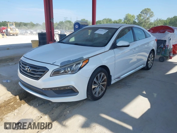 2016 Hyundai Sonata Sport with VIN 5NPE34AF1GH283142, listed as a IAAI auction lot 42226129 with 111,724 mi miles and . Bid and sale history available at DreamBid. Image 17.