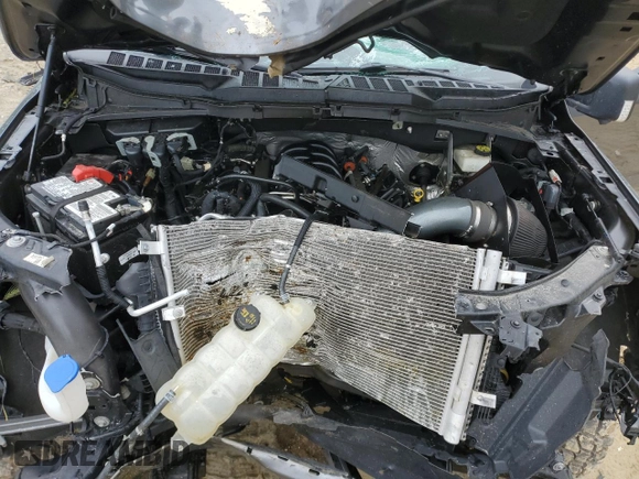 2022 Ford F-150 XL with VIN 1FTFW1E54NFC33872, listed as a Copart auction lot 57719805 with 56,329 mi miles and Salvage title. Bid and sale history available at DreamBid. Image 11.