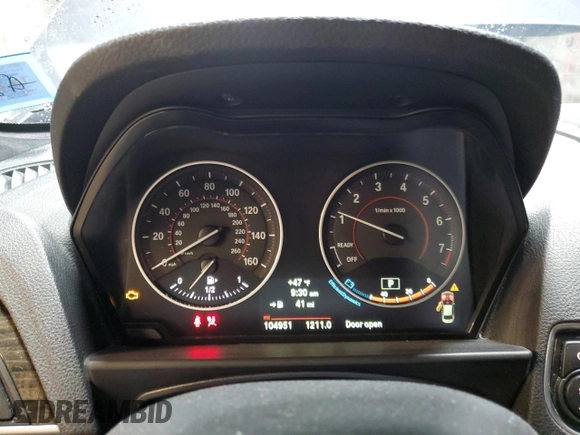 2016 BMW 2 Series M235i xDrive with VIN WBA1J9C51GV372003, listed as a Copart auction lot 83413884 with 104,951 mi miles and Salvage Title. Bid and sale history available at carsss.com. Image 9.