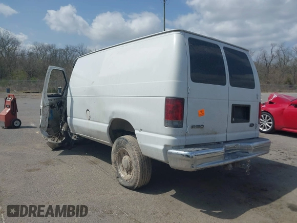 2008 Ford Econoline Cargo Commercial with VIN 1FTNE14WX8DB58166, listed as a IAAI auction lot 41758434 with Not provided miles and . Bid and sale history available at DreamBid. Image 3.