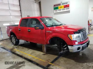 2010 Ford F-150 XL with VIN 1FTFW1EV1AFA26107, listed as a Copart auction lot 53921285 with 45,885 mi miles and Salvage Title. Bid and sale history available at carsss.com. Image 4.