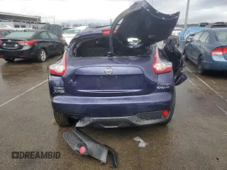 2015 Nissan Juke SV with VIN JN8AF5MV9FT557457, listed as a Copart auction lot 86496374 with Not Provided miles and Salvage Title. Bid and sale history available at DreamBid. Image 6.
