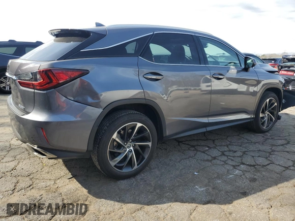 2018 Lexus RX with VIN 2T2ZZMCAXJC111165, listed as a Copart auction lot 49084985 with 33,812 mi miles and Salvage Title. Bid and sale history available at carsss.com. Image 3.