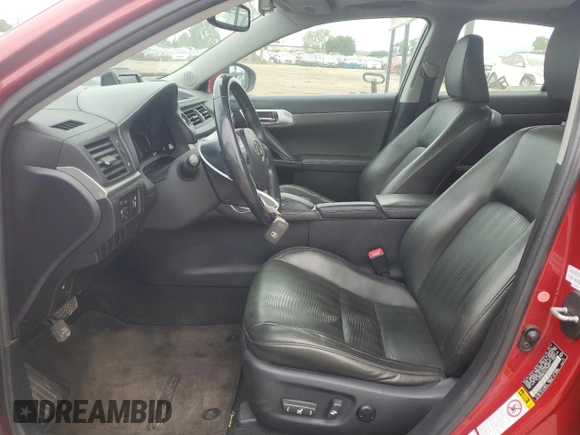 2013 Lexus CT 200h with VIN JTHKD5BH7D2128600, listed as a Copart auction lot 54270695 with 182,401 mi miles and Salvage title. Bid and sale history available at DreamBid. Image 7.