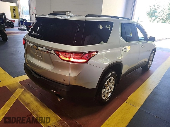 2021 Chevrolet Traverse LT Cloth with VIN 1GNEVMKWXMJ220477, listed as a IAAI auction lot 42842579 with 62,180 mi miles and . Bid and sale history available at DreamBid. Image 16.
