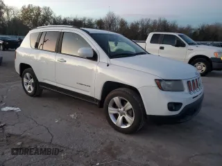 2014 Jeep Compass Latitude with VIN 1C4NJCEB0ED708098, listed as a Copart auction lot 81561334 with 105,687 mi miles and Salvage Title. Bid and sale history available at carsss.com. Image 4.